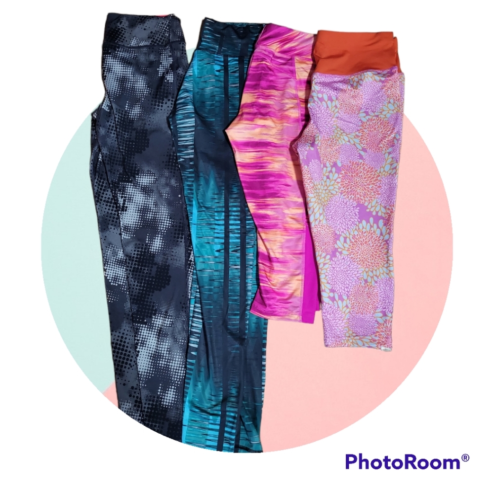 Yoga pants 4 piece set